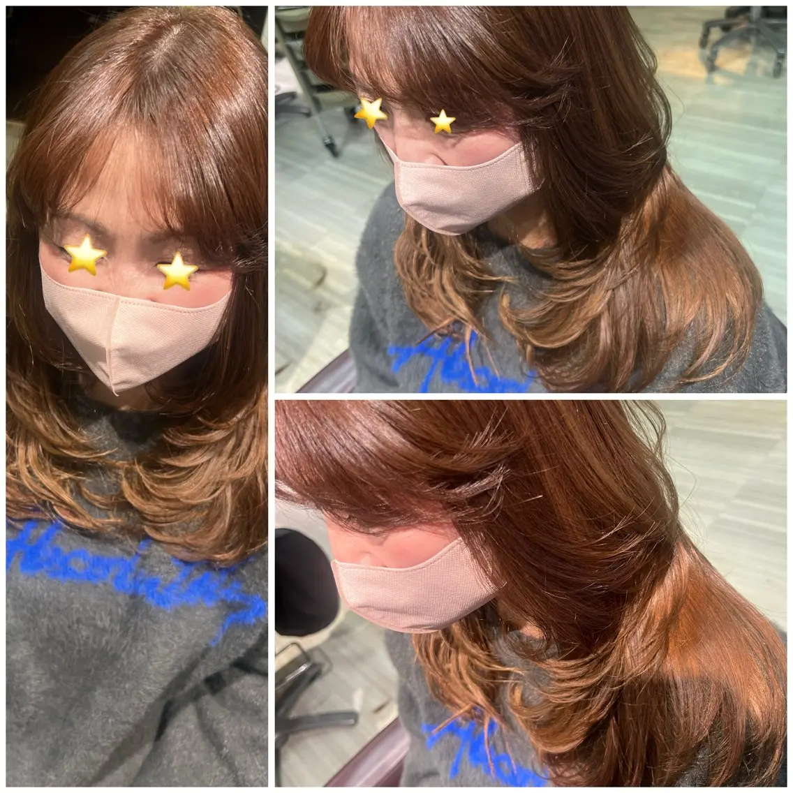 カラー 【南草津】髪質改善 ヘナカラー&縮毛矯正のヘアスタイル