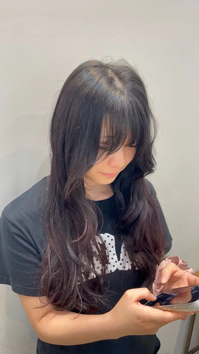 ロング 岡野 豪のヘアスタイル