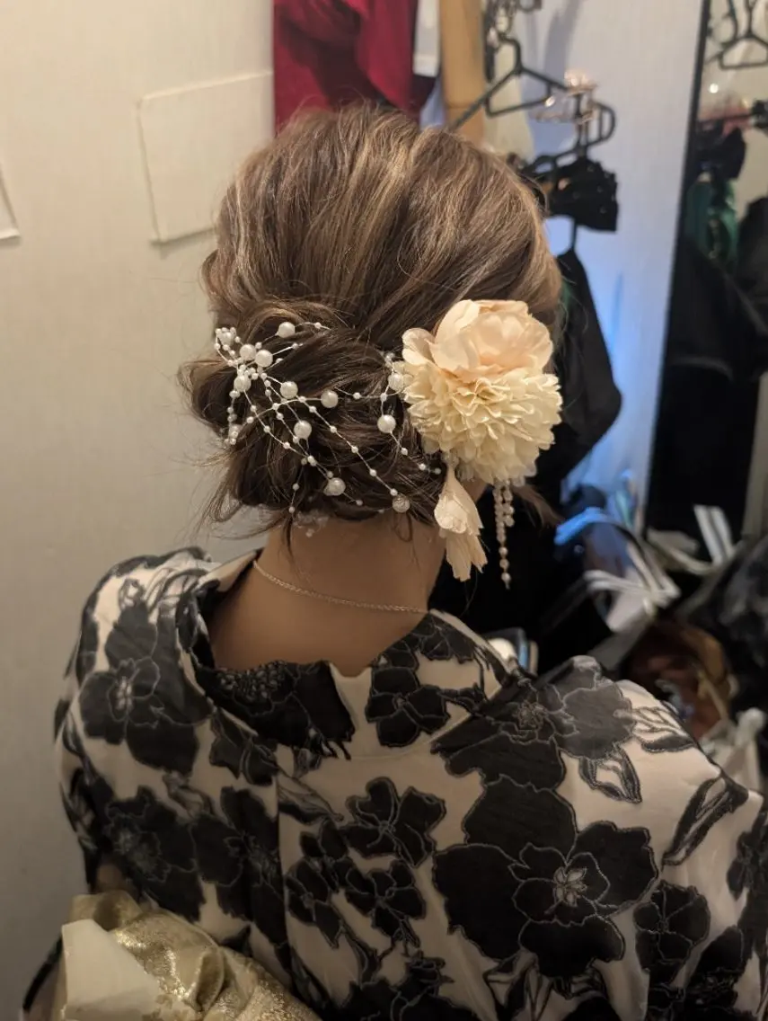 ヘアアレンジ ヘアセット 似合わせヘアセット& カット🤍野口弥生のヘアスタイル