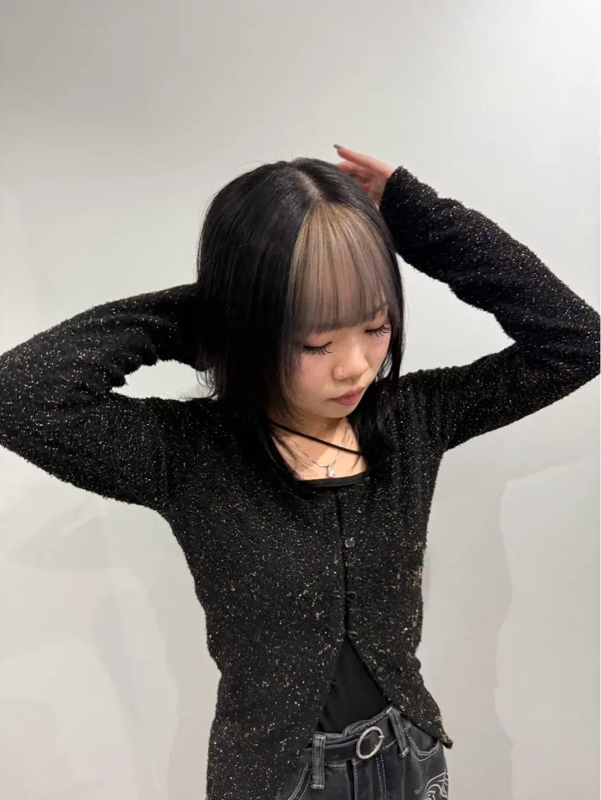 ミディアム ヘアカラー 似合わせスタイル☁️ 堀内志茉🍀のヘアスタイル