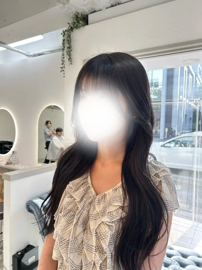 カラー カット ヘアカラー トリートメント 内藤歩香/艶カラー/ ナチュラル可愛いのヘアスタイル