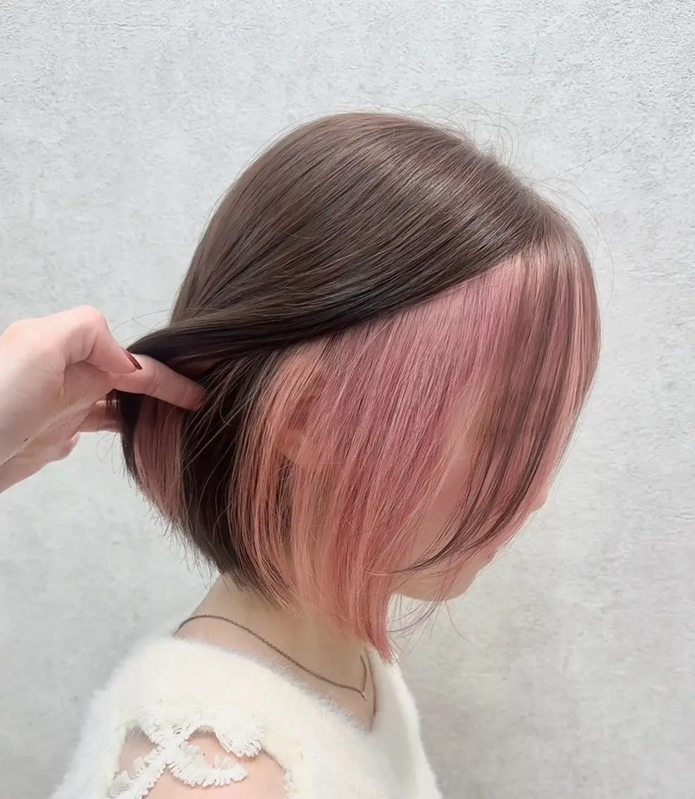 ショート カラー カット ヘアカラー トリートメント 🎀リオ🎀/ 推しカラーのヘアスタイル