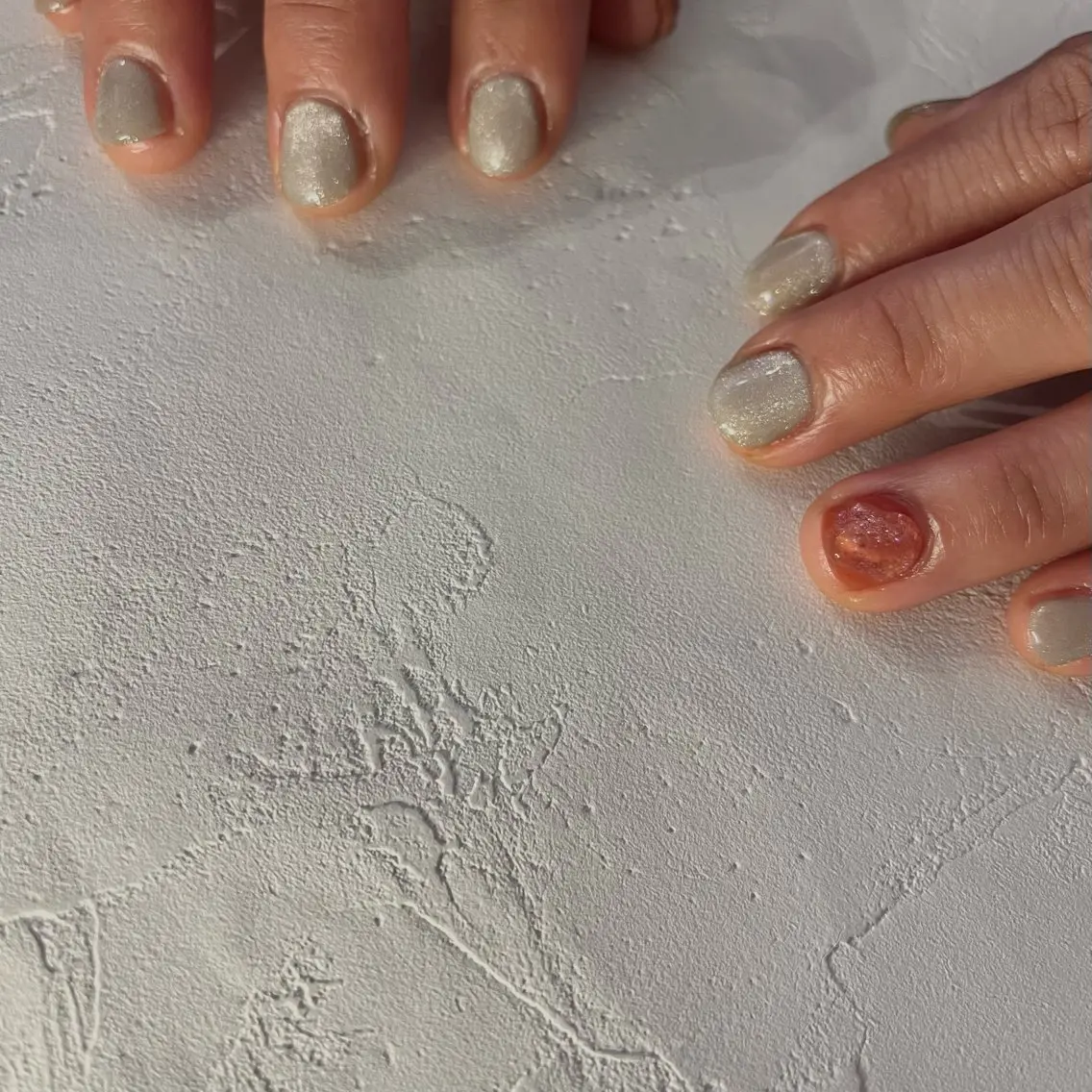 ネイル ジェルネイル ワンカラーネイル パラジェル ハンドネイル nail slow.のネイルデザイン