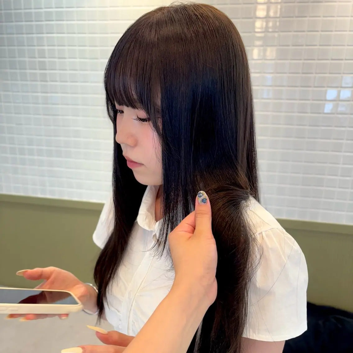 ロング ヘアカラー ☕️NOA / レイヤーカット🍮のヘアスタイル