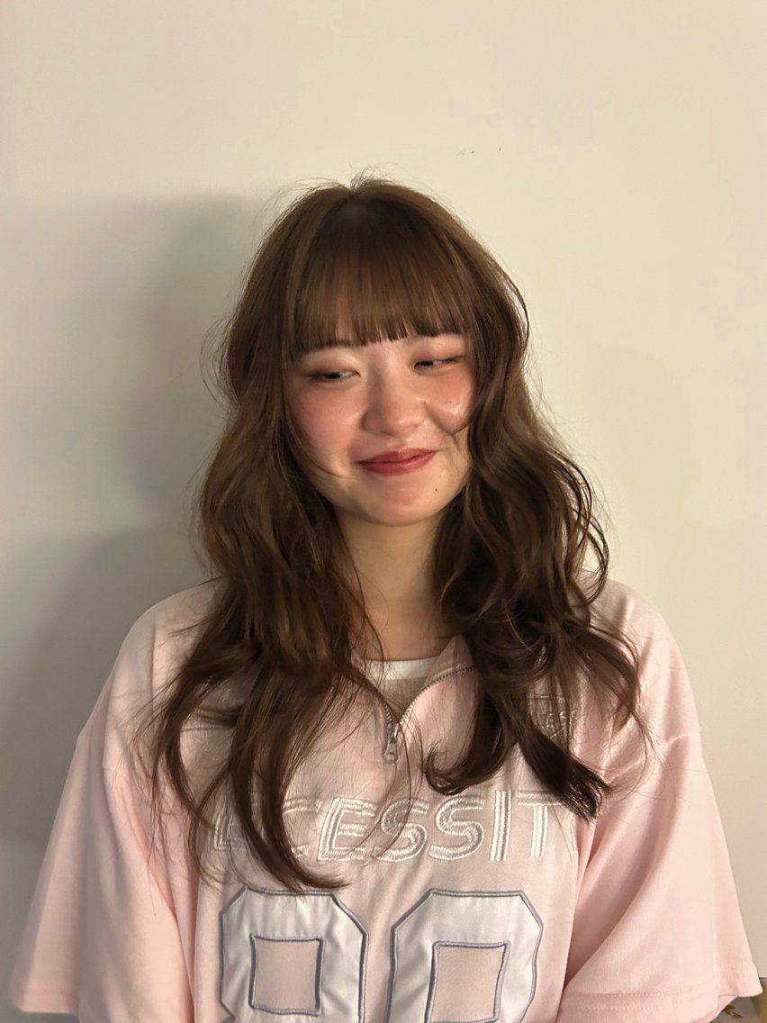 ロング カット ヘアカラー トリートメント NanaKo 表参道 レイヤー/ハッシュのヘアスタイル