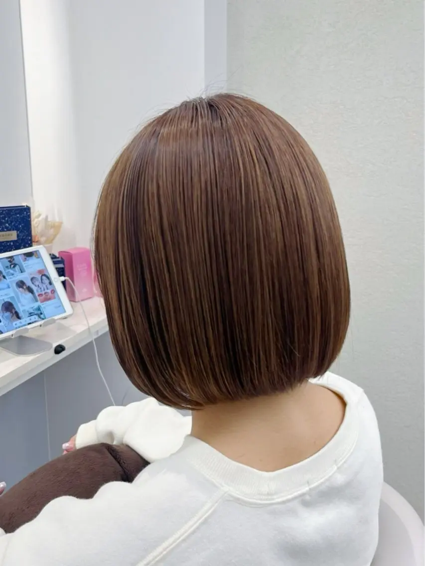 ショート ボブ まあるいショートボブ 🐥廣瀬そらのヘアスタイル
