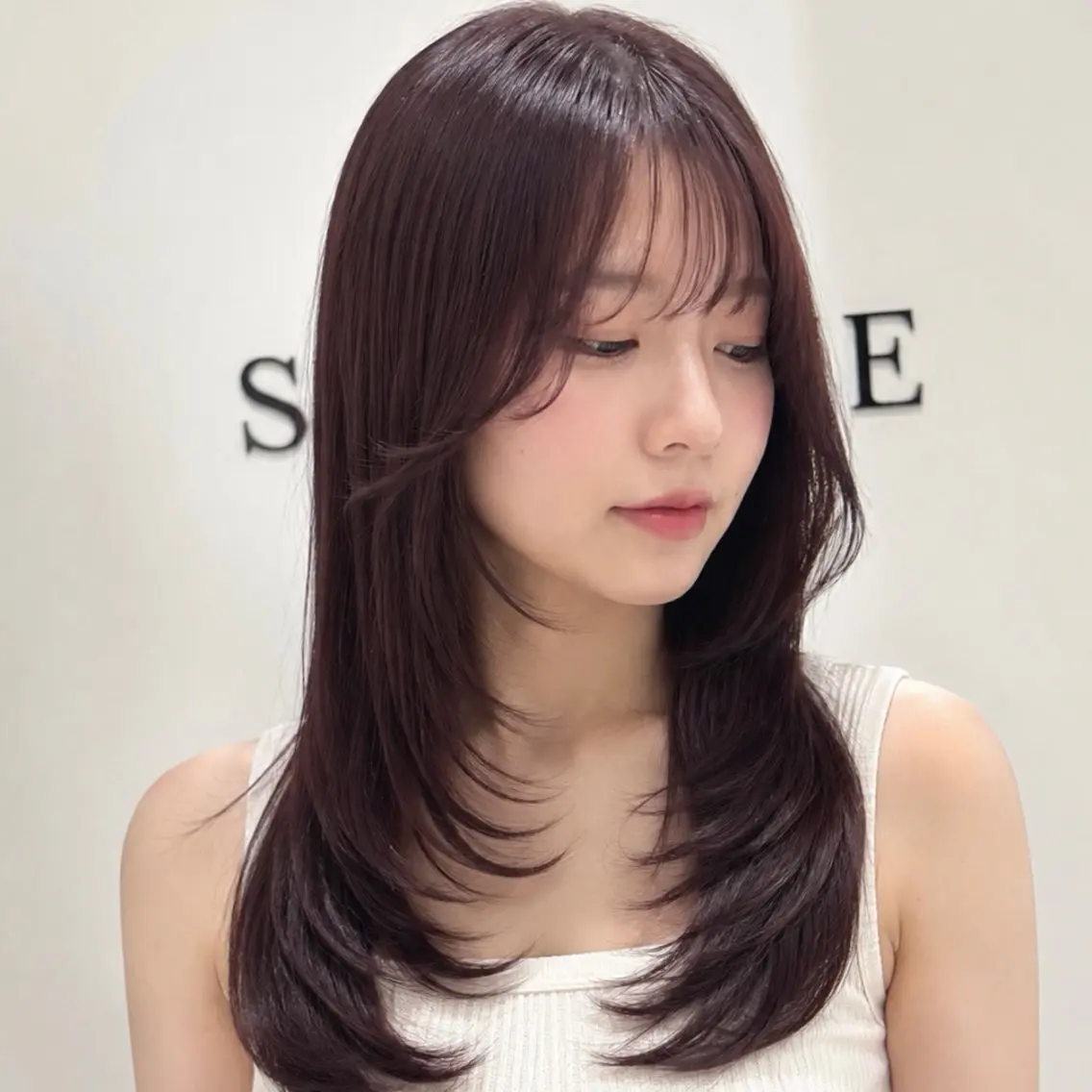 ロング カット 縮毛矯正 STYLE 相模大野のヘアスタイル