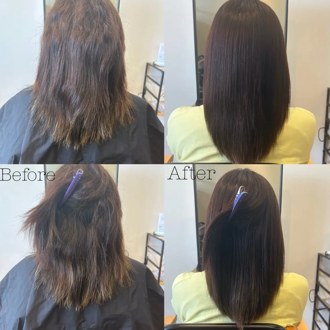 ロング 横 田のヘアスタイル
