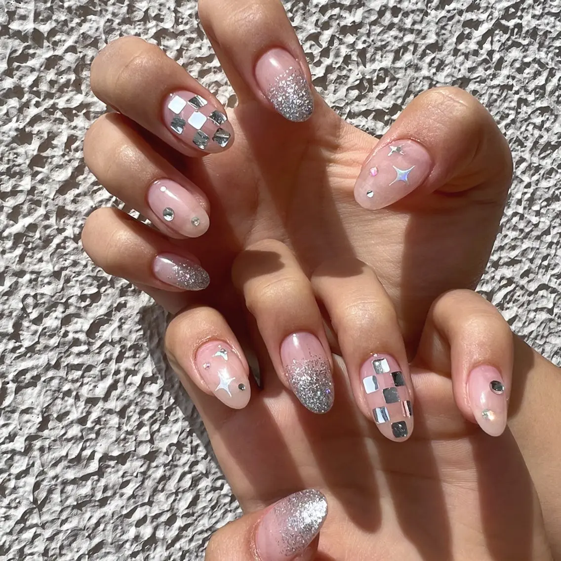 ネイル アートネイル チークネイル 成人式 ジェルネイル 韓国ネイル MAKANI salonのネイルデザイン