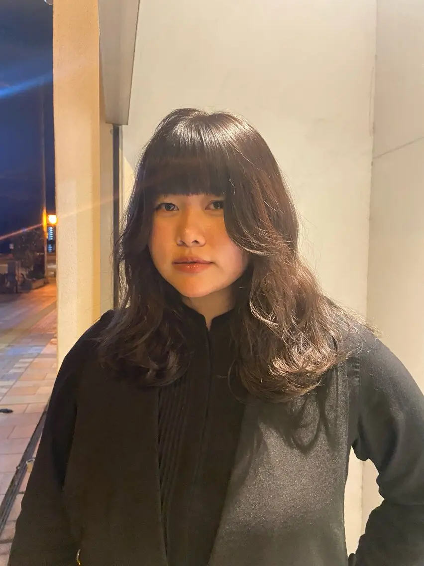ロング カラー 透明感カラー kai🐇透明感 カラー/レイヤーのヘアスタイル