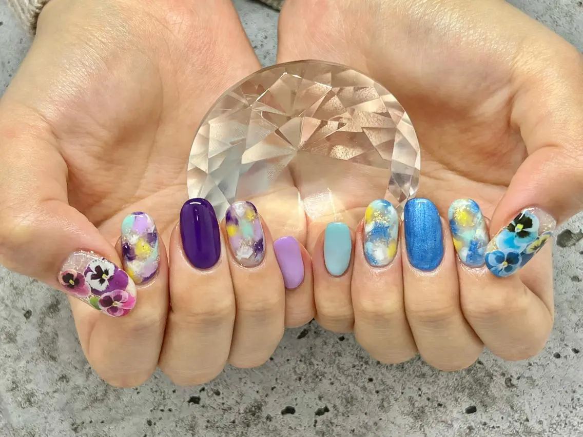 ネイル 春ネイル Megumi Nailのネイルデザイン