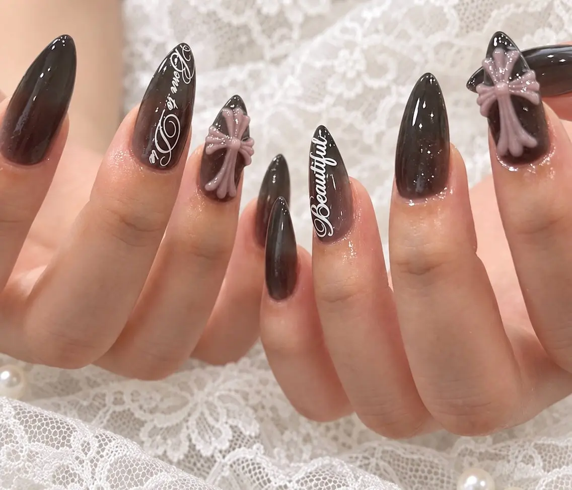ネイル 韓国ネイル マグネットネイル 持ち込み ハンドネイル RINA Nailのネイルデザイン