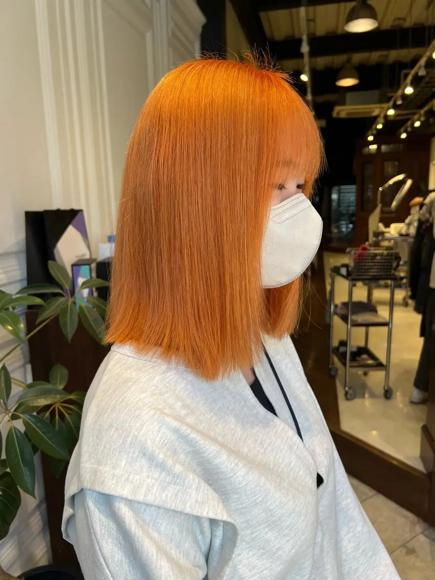 カラー ブリーチ ハラユウタ 千歳船橋駅のヘアスタイル