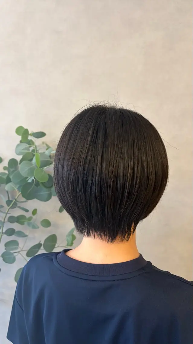 ショート 丸みショート ショートヘア 藤浪 凪沙のヘアスタイル