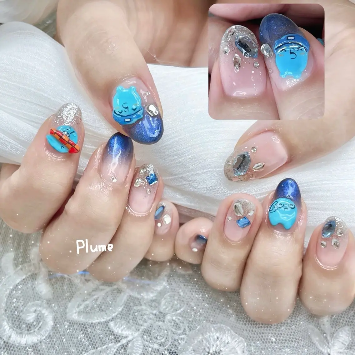 ネイル ハンドネイル plume nail ☆韓国ネイルのネイルデザイン