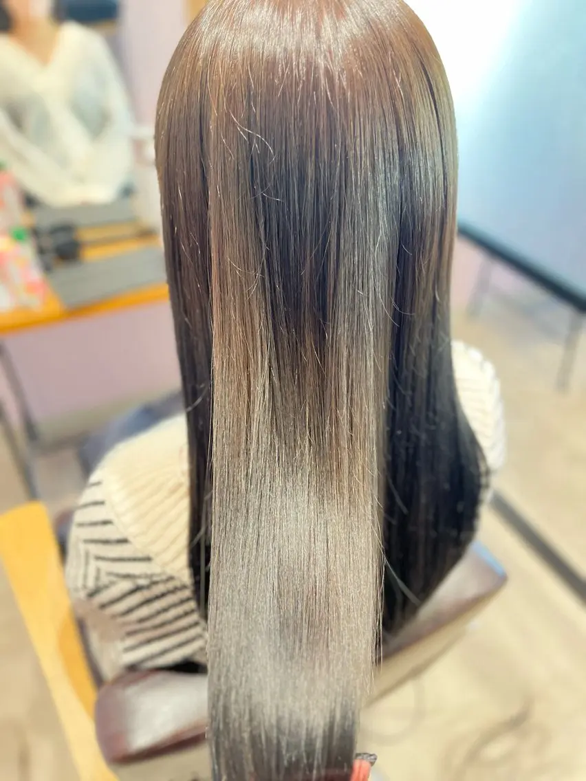 ロング カラー トリートメント 松下 詩恵里のヘアスタイル