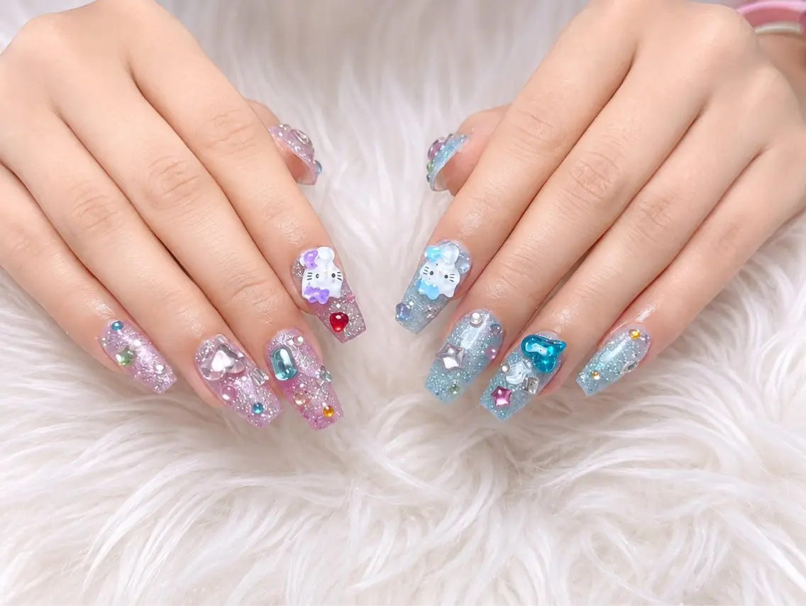 ネイル アートネイル フレンチネイル ジェルネイル キラキラネイル ニュアンスネイル ハンドネイル Ryu Nail YukiChanのネイルデザイン