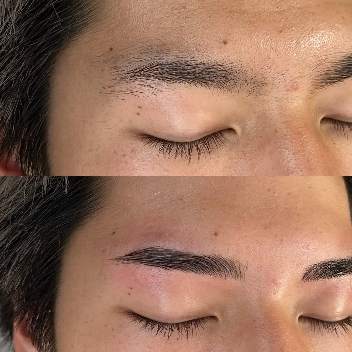 男は眉毛で決まる！ハリウッドブロウリフトの写真