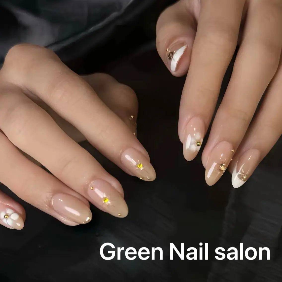 ネイル 持ち込み ワンホンネイル VV  Nail salonのネイルデザイン