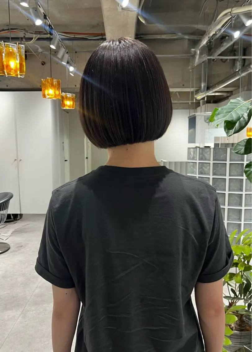 ショート カット ヘアカラー 山本 麗のヘアスタイル