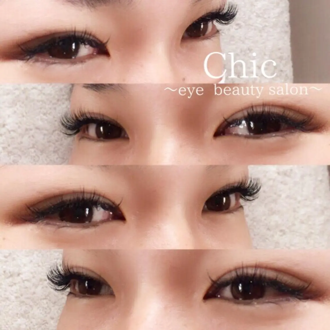 マツエク・マツパ Cカール Chic ATSUKOのマツエク・マツパデザイン