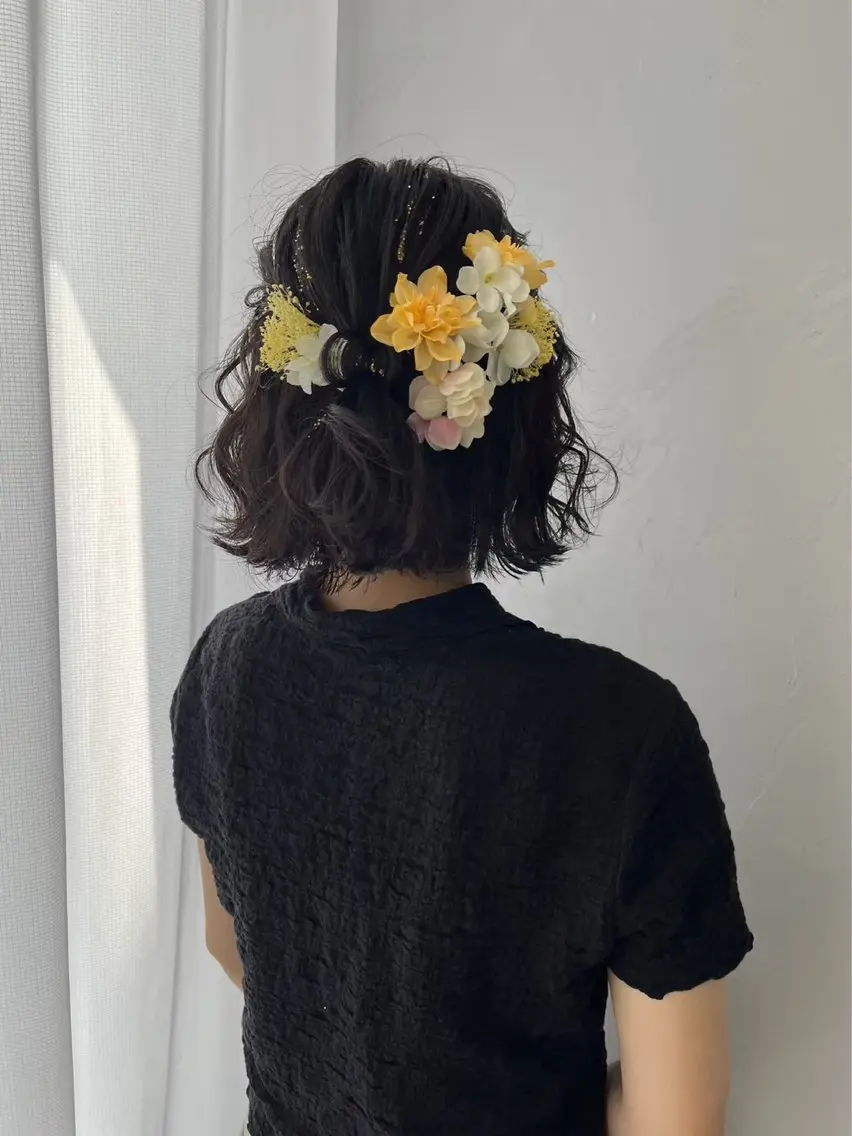 ミディアム ヘアセット 【 clan 】 *.✯ANNA✯.*のヘアスタイル