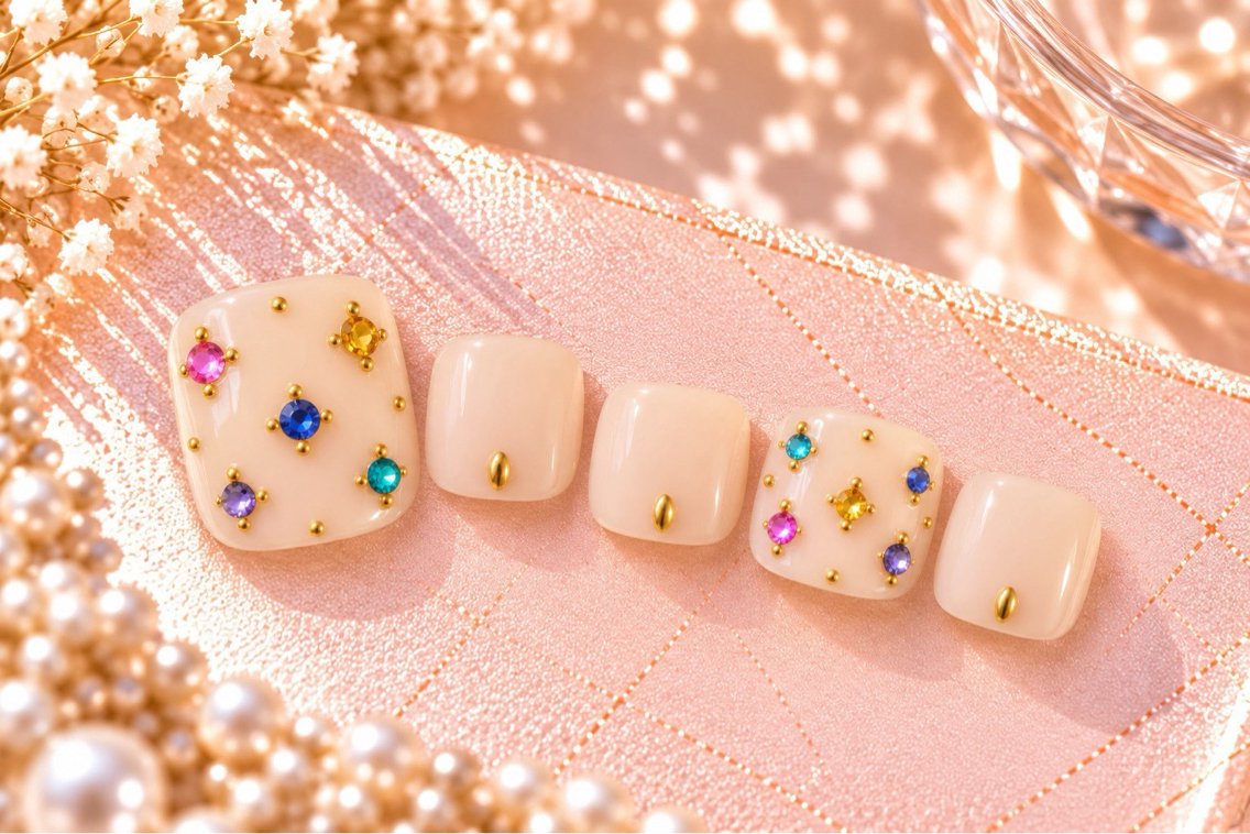 ネイル フットネイル TiaryNail 💎Kのネイルデザイン