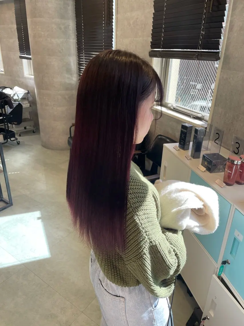 ロング ♡似合わせ ♡ハイトーン♡のヘアスタイル