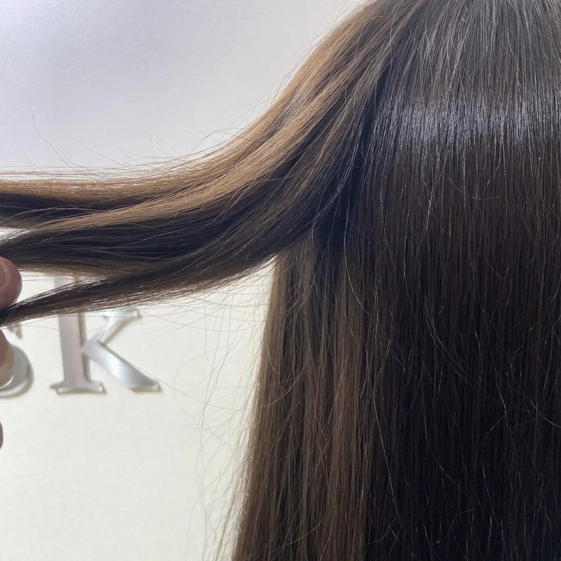 セミロング カラー アッシュ 札幌ブリーチカラー/ ダブルカラー/ドイのヘアスタイル