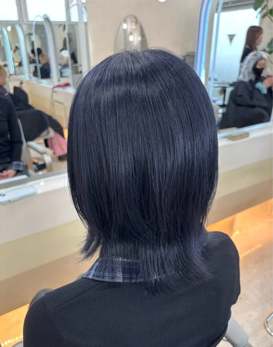 ミディアム ヘアカラー トリートメント 若月 七海のヘアスタイル