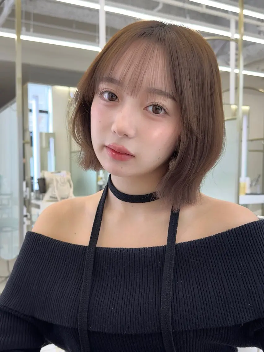 ショート ボブ くびれヘア yume. COA GINZAのヘアスタイル