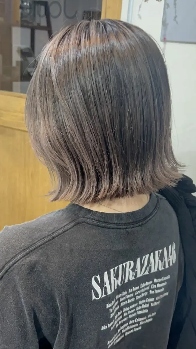 ボブ人気No,1✨ TAME副店長のヘアスタイル