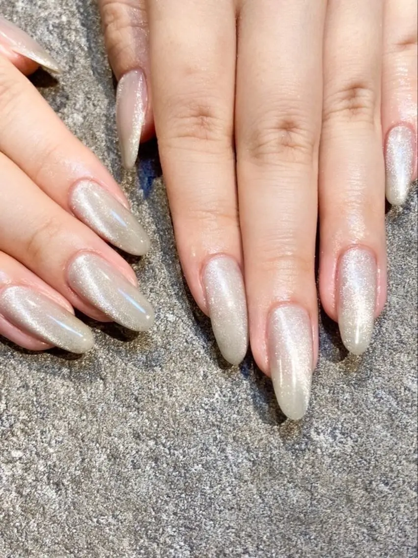 ネイル ハンドネイル 🦋y y Nail 🤍のネイルデザイン