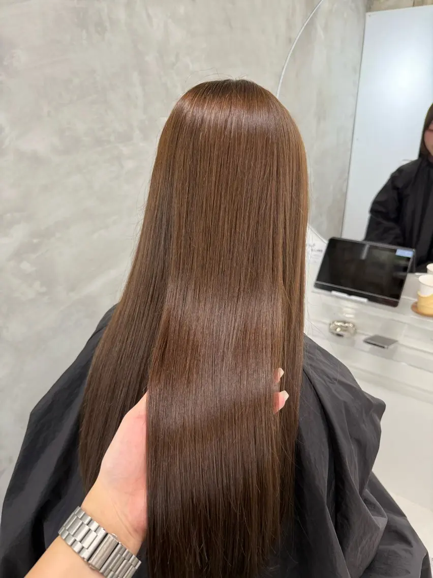 ロング カラー ヘアカラー トリートメント yuuna ✮ door whiteのヘアスタイル
