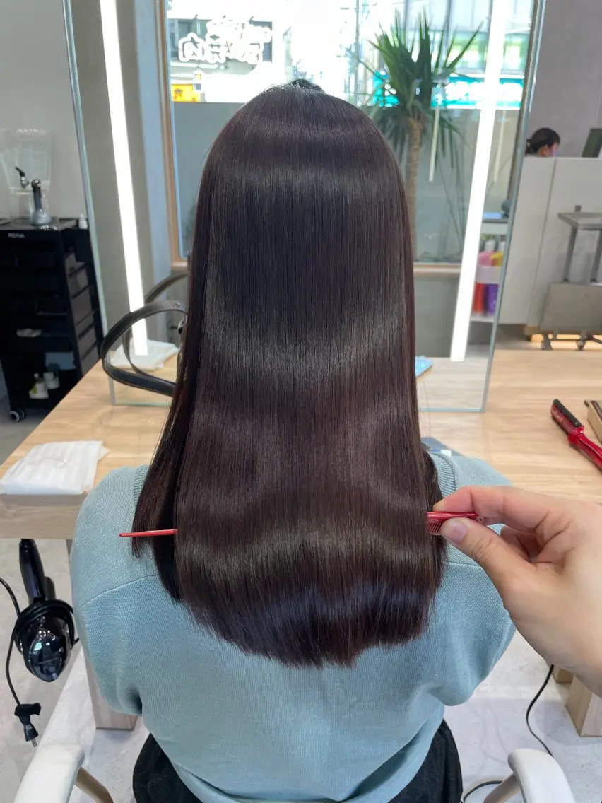 セミロング カラー 髪質改善 カット ヘアカラー トリートメント 《ブリーチ/赤み消し /髪質改善》若松良樹のヘアスタイル