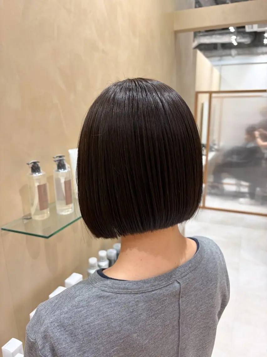 ショート ボブ カット トリートメント 🫧艶髪ボブ🫧 チカのヘアスタイル