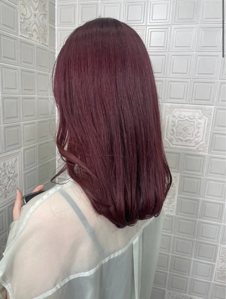カラー 🖤🫧艶髪カラー 🫧🤍/鈴木 碧のヘアスタイル