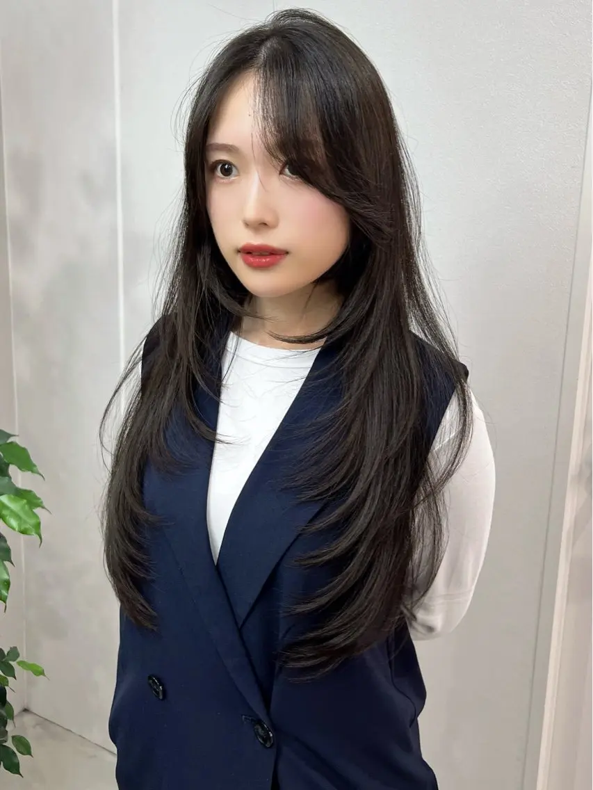 ロング カラー カット ヘアカラー トリートメント レイヤー/髪質改善 SOA大槻 純也のヘアスタイル