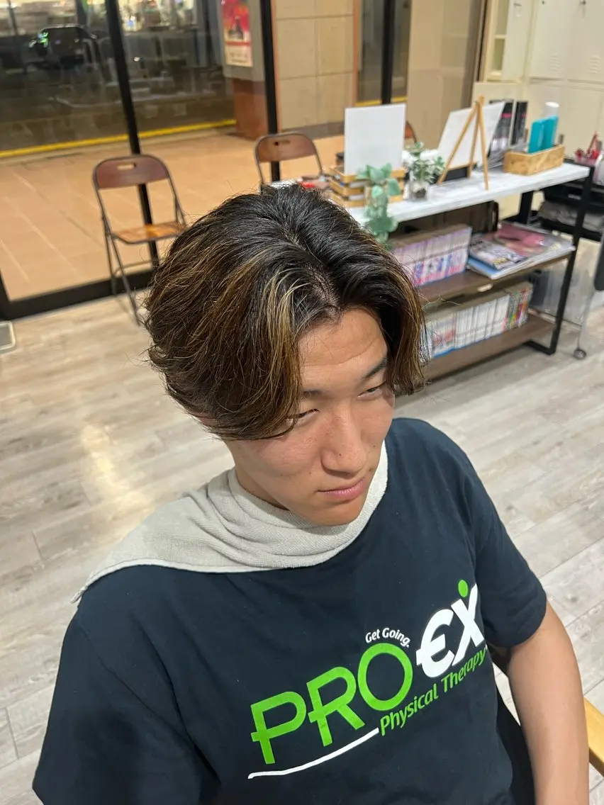 メンズ 坂口 宗のヘアスタイル