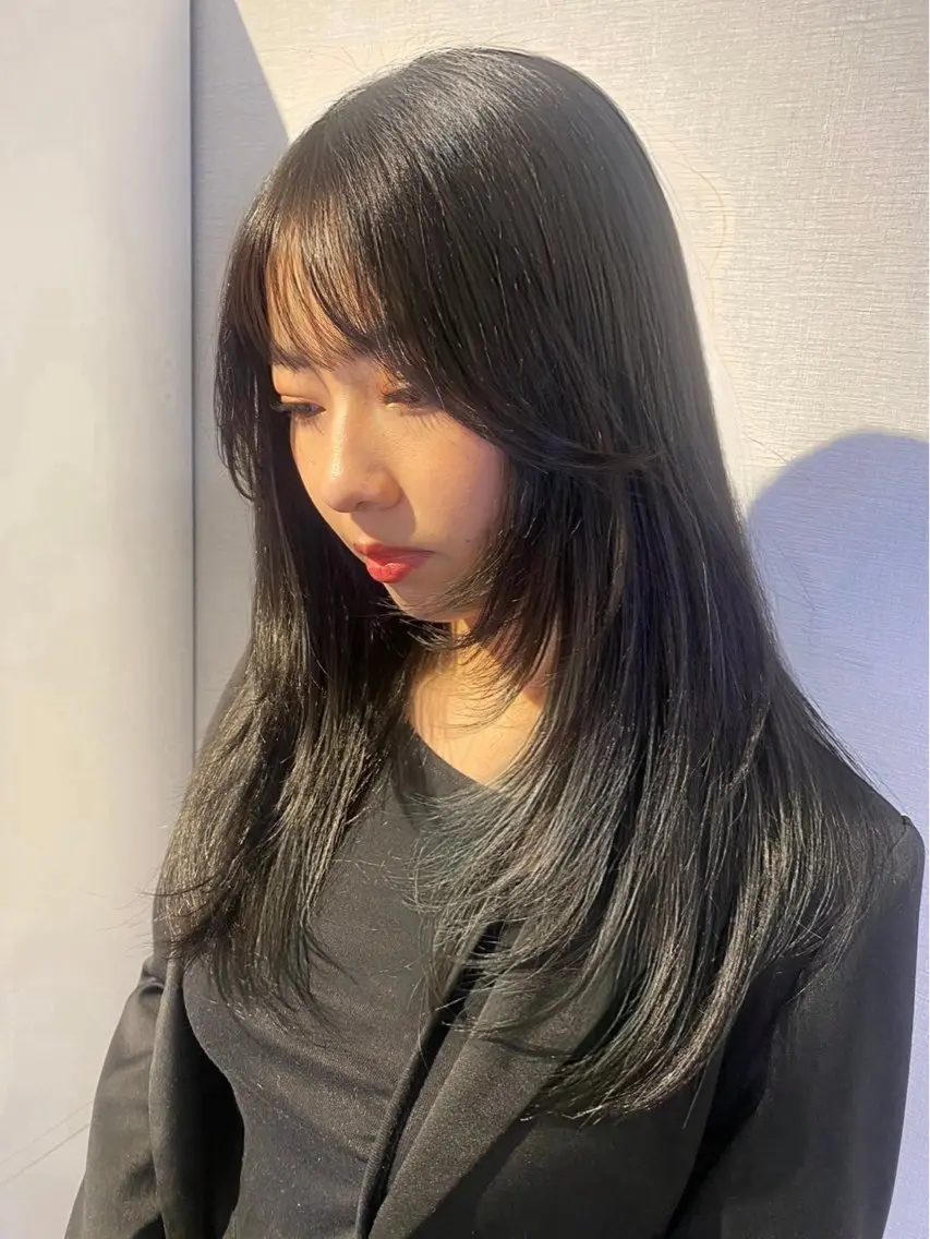 ロング 長沼ゆうか /メンズカットモデルのヘアスタイル
