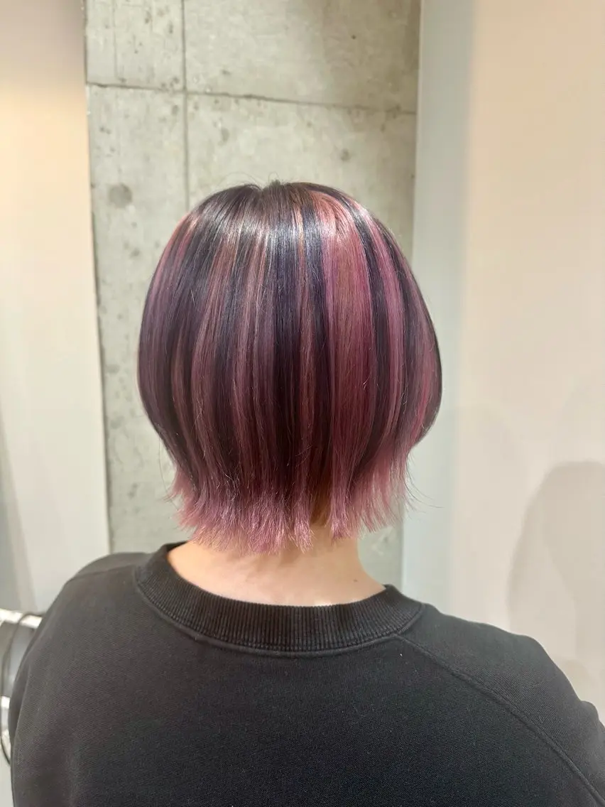 ショート カラー ヘアカラー トリートメント 🦋ハイトーン🦋/ かのんのヘアスタイル