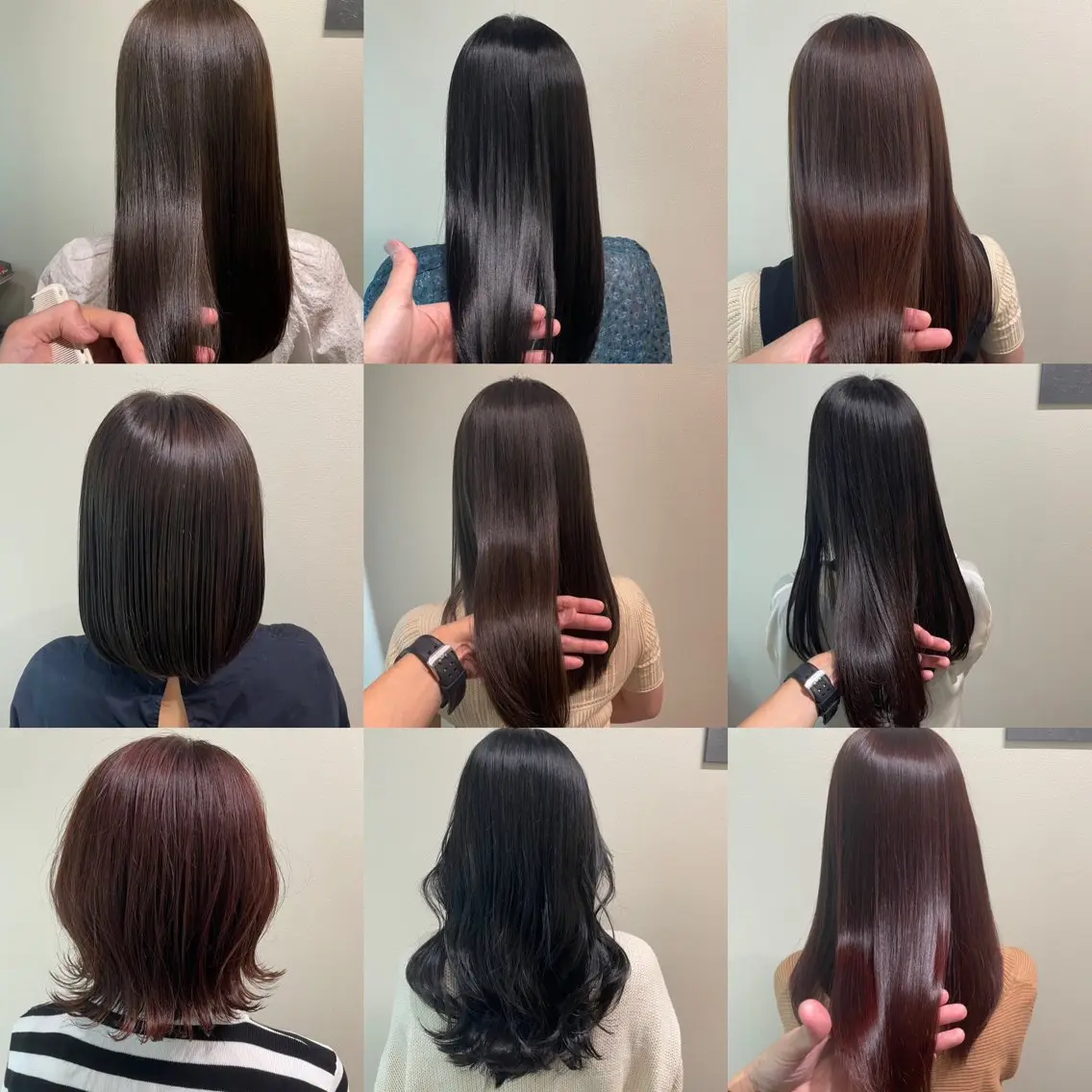 ミディアム カラー 似合わせカット 江里 太介のヘアスタイル