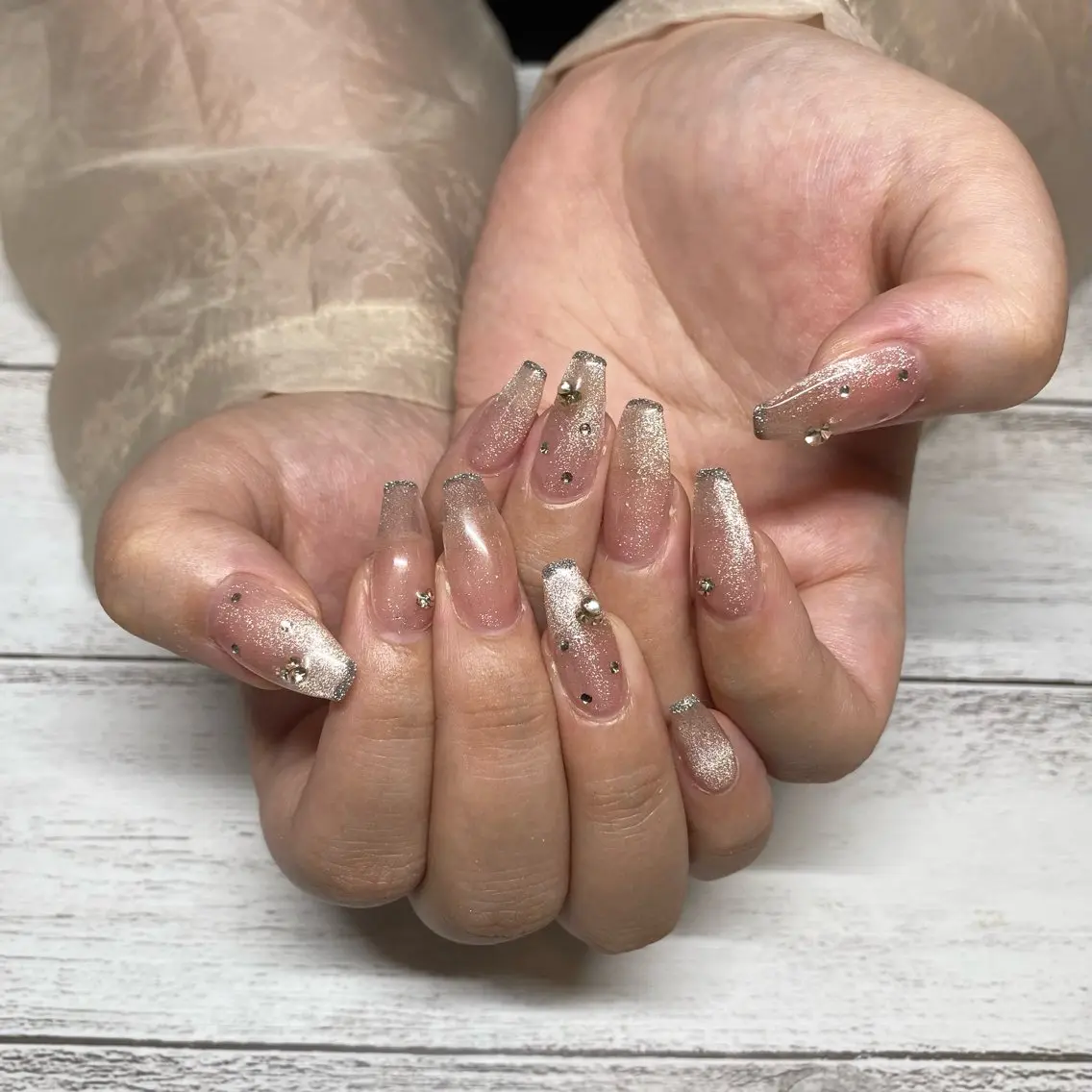 ネイル マグネットネイル ワンホンネイル ハンドネイル nail salon muuのネイルデザイン