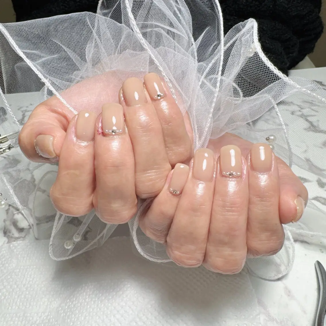 ご新規様 定額デザイン① 【⠀オフなしケア込み 】 長さ出し10本の写真