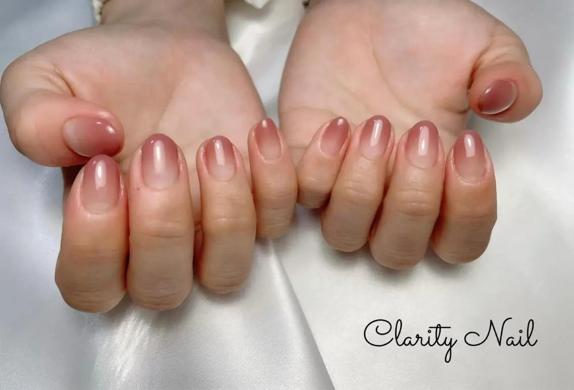 ネイル グラデーション ハンドネイル Clarity Nailのネイルデザイン