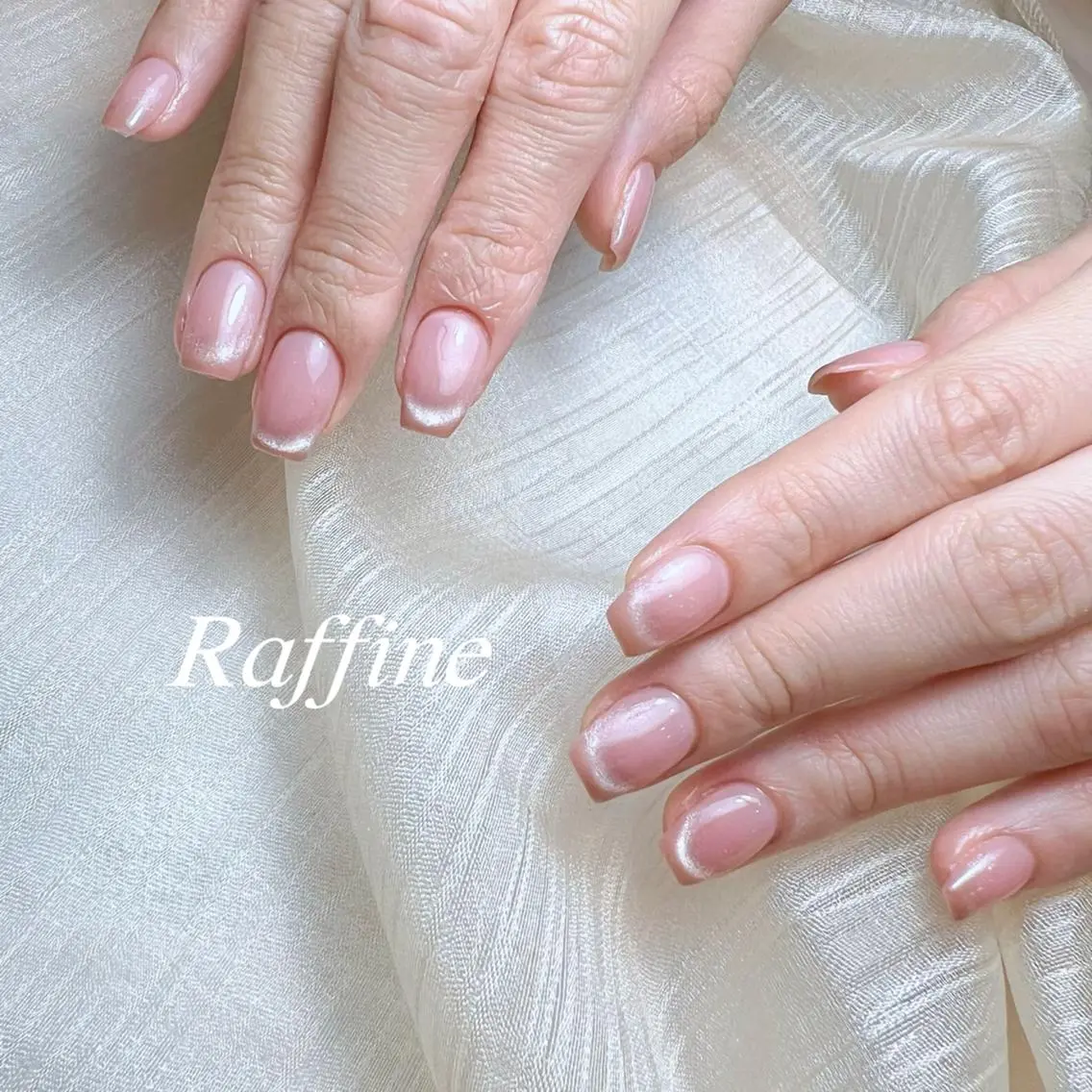 ネイル ハンドネイル RAFFINE haru🦋🩵のネイルデザイン