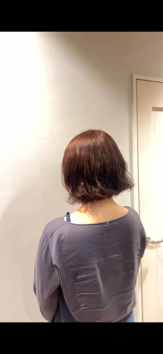 カラー ブラウンカラー ヘアカラー トリートメント 旭岡龍明/ハイトーン /ケアブリーチのヘアスタイル