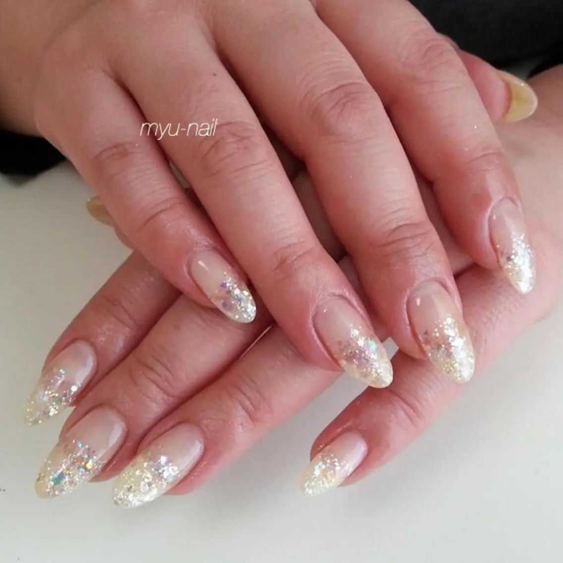 ネイル ラメ(グリッター) ホームサロン myu-nailのネイルデザイン