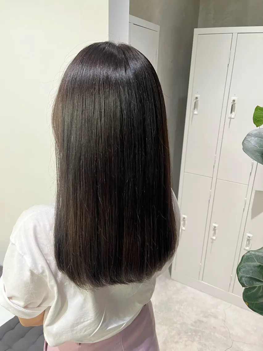 ロング カラー 透明感カラー 結衣/ 無料カットモデル🎀のヘアスタイル