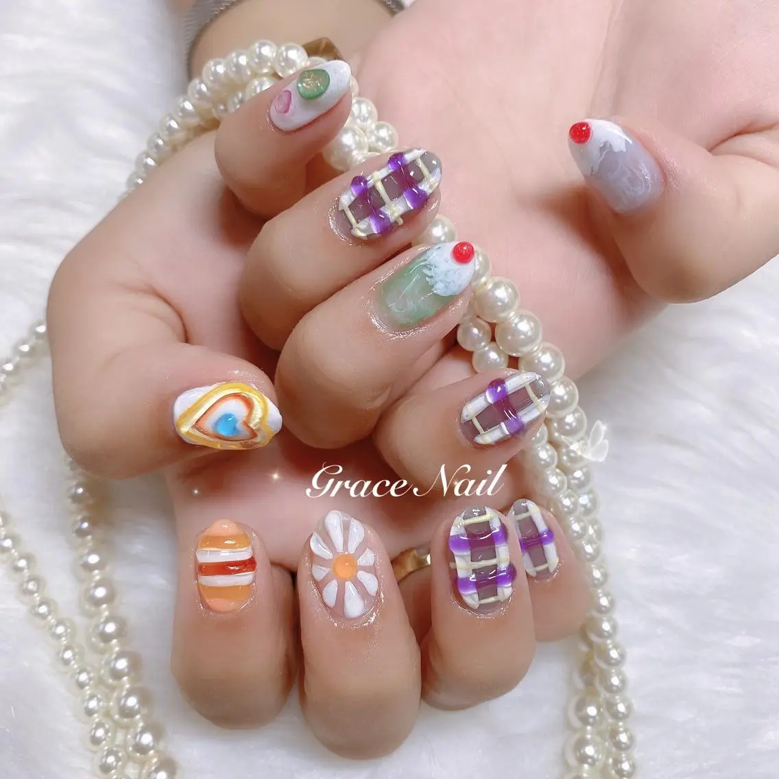 ネイル ☆*。Grace Nail。*☆のネイルデザイン
